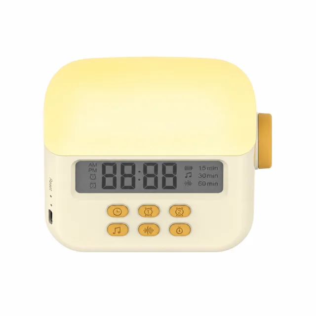 White Noise Clock Soothes Night Light, manufactured by Chloe Toys